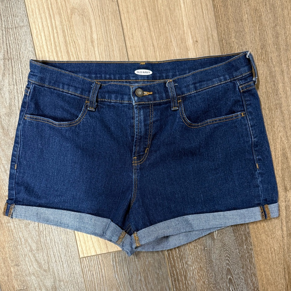 Old Navy Women's Jean Shorts - Deep Blue